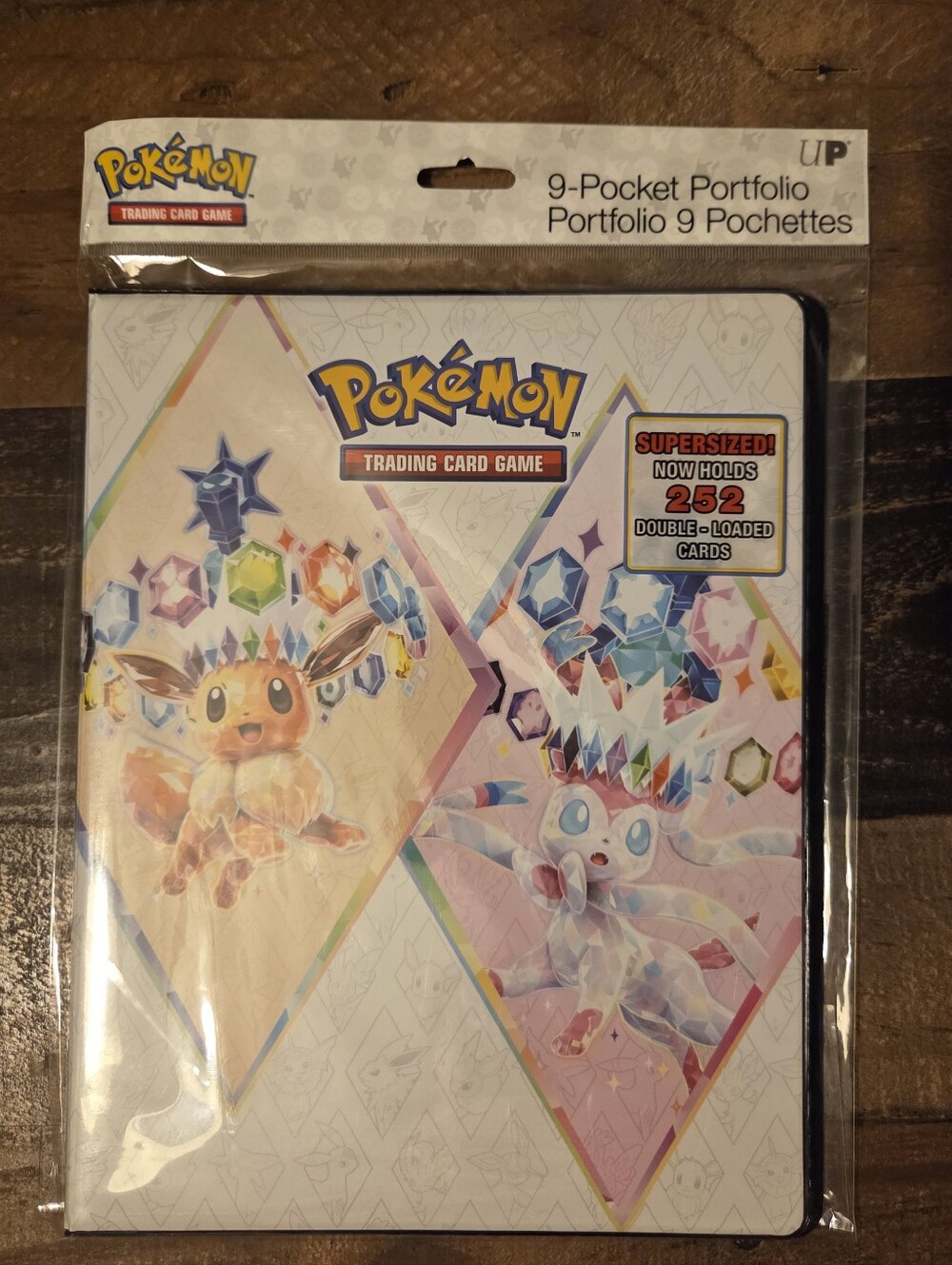 New Pokemon Trading Card Game 9-Pocket Portfolio Binder -Holds 252 Double-Loaded